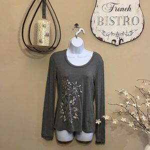 NWT White House Black Market Floral Top